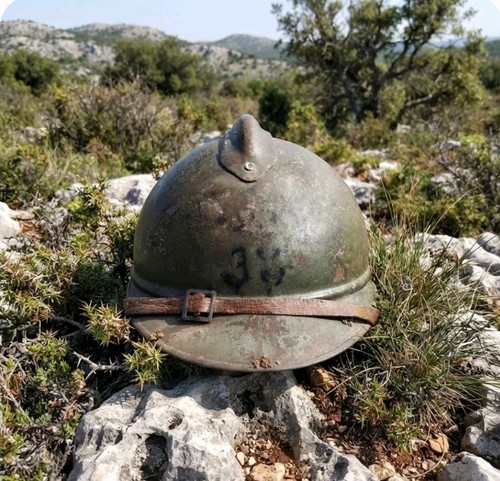 Militaria ww1 elmetto adrian - elmetto,