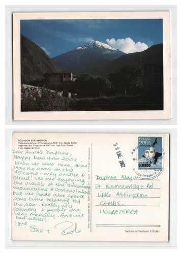 Postcard el tungurahua - postcard,