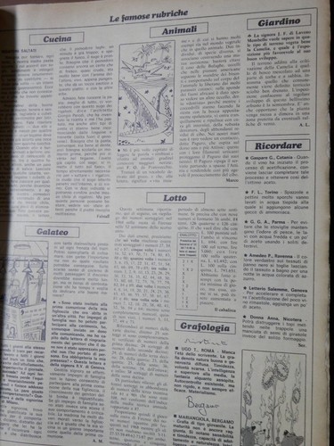Famose rubriche raccolta - le,
