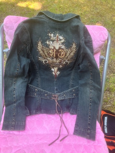 Giacca jeans blu harley - jeans,