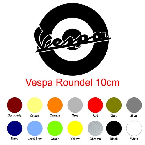 Adesivo vespa rotondo - vespa,