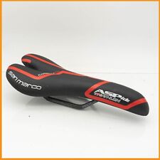 NOS SAN MARCO ASPIDE CARBON TRIATHLON SADDLE VINTAGE ROAD BIKE SEAT RED TT FX