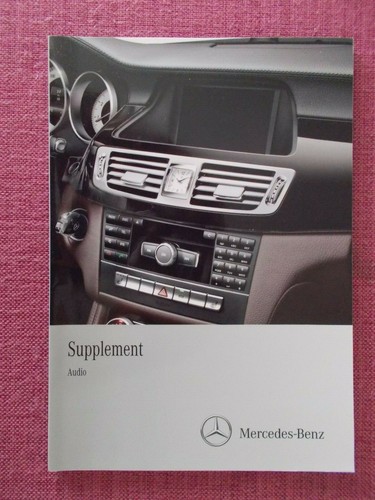 Manuale mercedes benz audio - mercedes-benz,