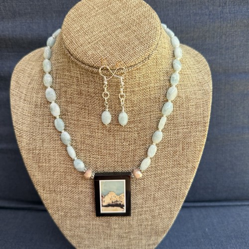 Collana pendente diaspro - collana,