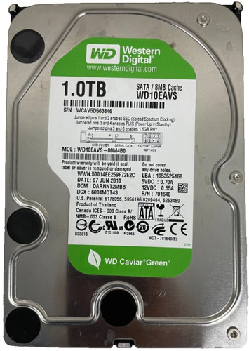 Western digital green wd10eavs - western,