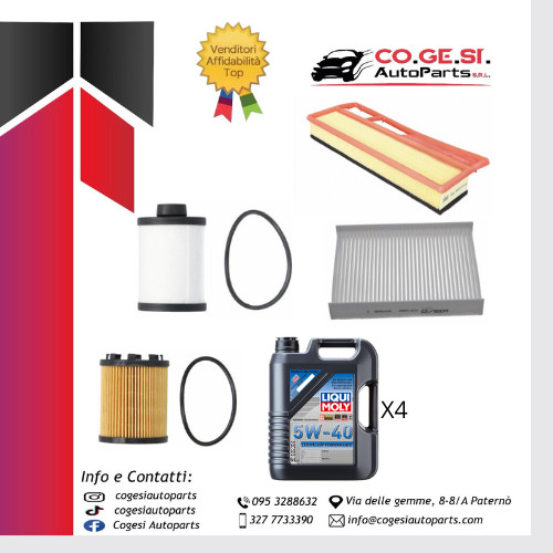 Kit tagliando fiat - punto, 188