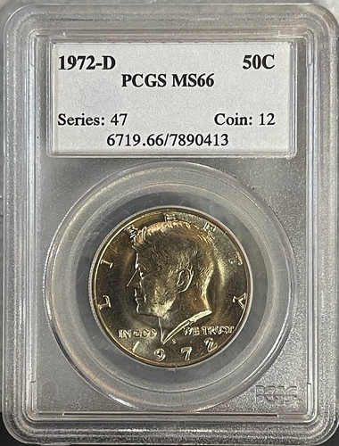 1972 kennedy half dollar - kennedy,