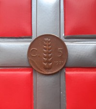 (£)   5 Centesimi 1921 (Spiga