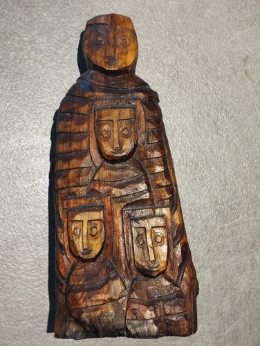 Scultura legno 1950 1960 milan - legno,