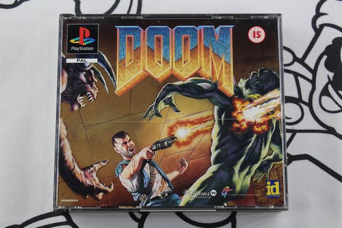 Play station ps1 psx doom - doom, caja