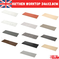 Piano di lavoro IKEA EKBCKEN 246x2,8 cm piano cucina laminato 13 colori opzioni grande