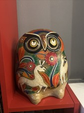 Gufo Portafortuna In Ceramica