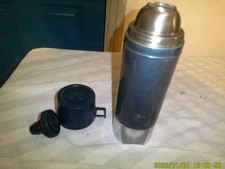 OLDER USED BLUE THERMOS