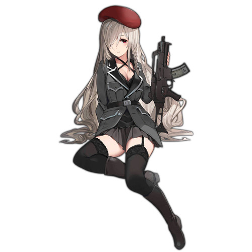 Adesivo g36c ragazze frontline - adesivo,