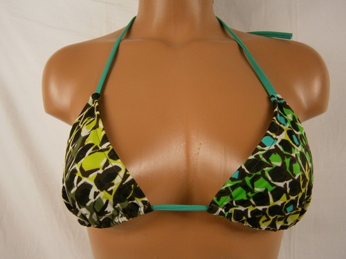 Top bikini sauvage blu - blu, verde