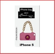 BACI MILANO COVER BORSETTA PORTA IPHONE 5 190537 ROSA PINK CASAFASHIONITALIA