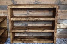 Scarpiera rustica grossa, scaffalatura recupero arredo casale rovere chiaro/scuro