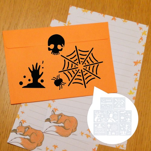 Pezzi stencil halloween per - stencil,