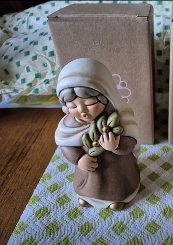 Donna con ulivo presepe - donna,