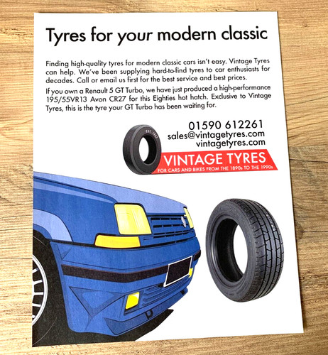 Vintage tyres renault - renault, gt