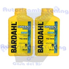 Olio Bardahl Outboard 2T Marine Green Power TC-W3 2 Litri Motori fuori bordo DFI