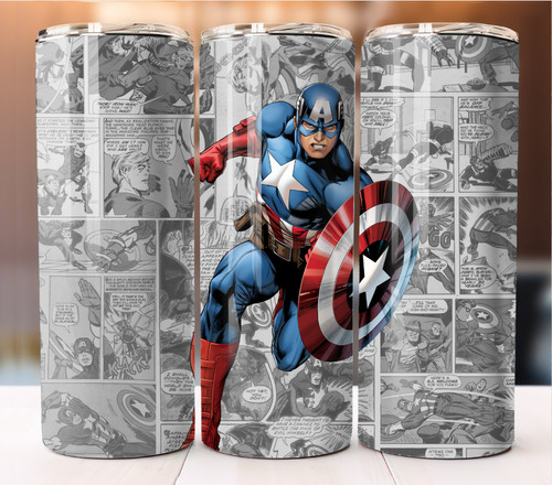 Bicchiere captain america - bicchiere,