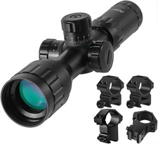 3-9X32 AOEG Rifle Scope Mil-Dot Reticolo Rosso E Verde DOT Scope Illuminato Otti