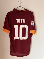 MAGLIA CALCIO TOTTI ROMA 2014-2015 VAPOR AUTHENTIC SOCCER SHIRT FOOTBALL JERSEY
