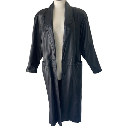 Trench cappotto pelle - ,