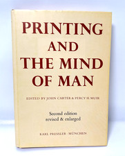 Printing and the Mind of Man by John Carter & Percy H Muir 2nd Edition Hardcover