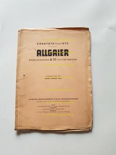 Allgaier trattore 111 - trattore,
