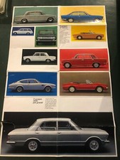 FIAT Catalogo depliant brochure pubblicitario vintage anni 60 auto epoca 60's