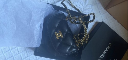 Chanel mini black leather - chanel,