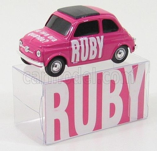 Brumm fiat 500 ruby - ruby, rosa