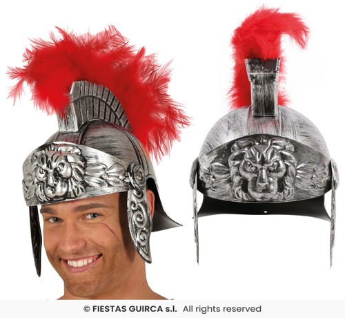 Elmo con piume centurione - piume,