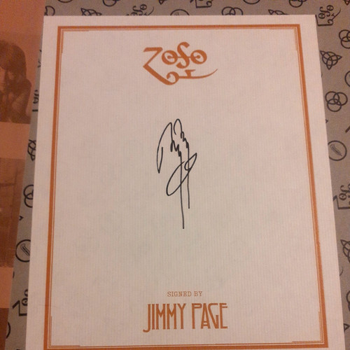 Jimmy page signed autographed - jimmy,