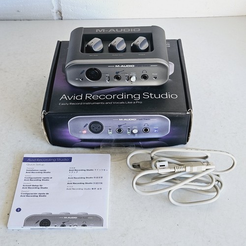 Audio fast track strumento - m-audio,