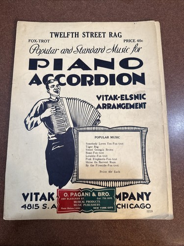 Vintage twelfth street - "twelfth, rag"