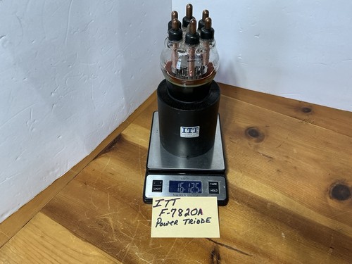 Itt electron tube 7820a rf - electron, f-7820a