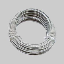 FUNE ACCIAIO INOX Ø 3 mm - rotolo 25 mt