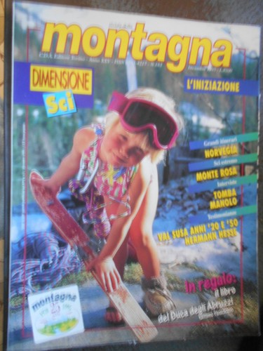 Rivista della montagna num - montagna,