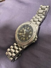 Orologio Hamilton KHAKI SUB 660ft 9745B Quadrante Navy Militare Quarzo Polso1...