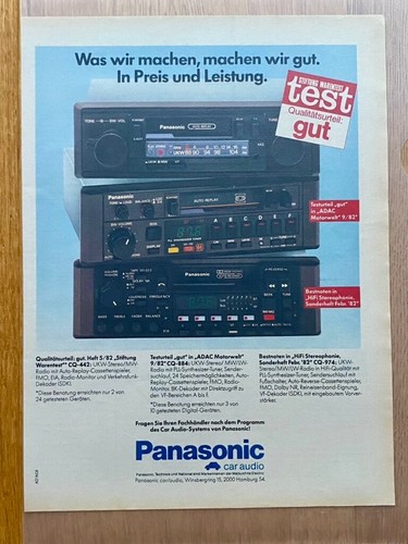 Panasonic autoradio car - autoradio, hifi