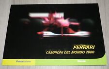 FOLDER POSTE ITALIANE "FERRARI CAMPIONI DEL MONDO 2000"