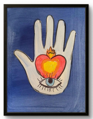 Quadro astratto originale mano