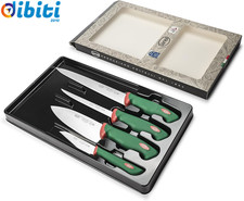 Premana  Coltelli Sushi Da Cucina, Acciaio Inossidabile, Verde / Rosso, 40 X 24 