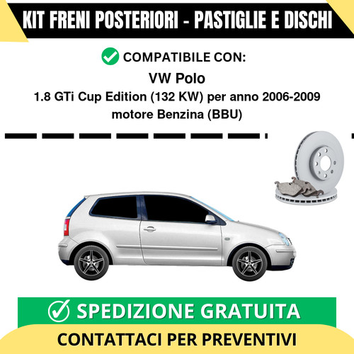 Kit freni posteriori per - kit,