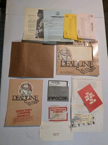 Infocom deadline apple - apple, ii