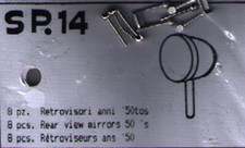 ACCESSORI 1/43 RETROVISORI