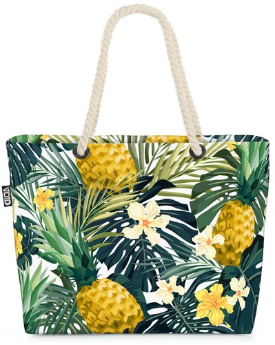 Borsa void ananas fiori - ananas,